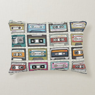 Retro Music Cassette: Nostalgisches Symbol Dekokissen