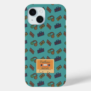 Retro Music Collage Mixtape Personalisiert Case-Mate iPhone Hülle