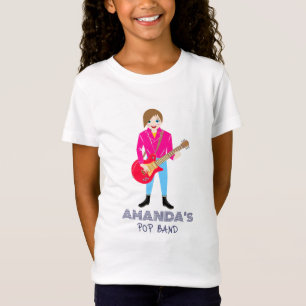 Retro Music Girls Band Birthday Party T-Shirt