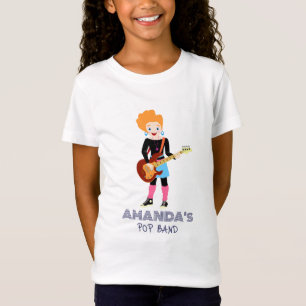Retro Music Girls Band Birthday Party T-Shirt