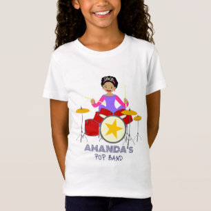 Retro Music Girls Band Birthday Party T-Shirt