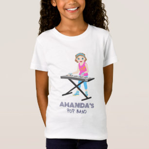 Retro Music Girls Band Birthday Party T-Shirt
