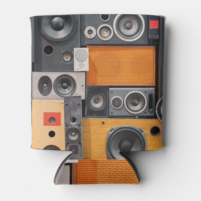 Retro Music Lautsprecher Wall Design Dosenkühler (Vorderseite)