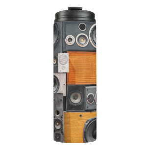 Retro Music Lautsprecher Wall Design Thermosbecher