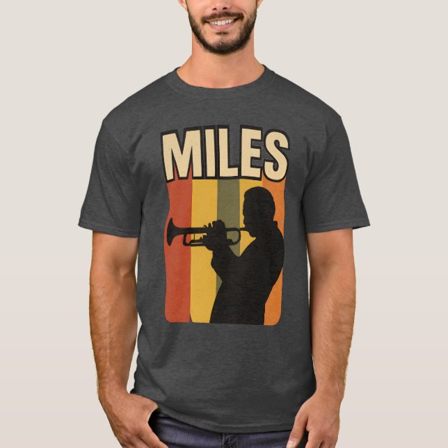 Retro Music Miles T-Shirt (Vorderseite)