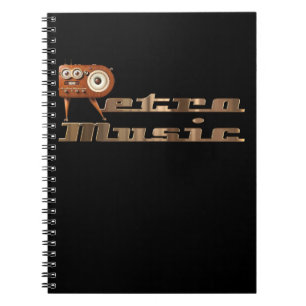 Retro music Minion Notizblock
