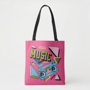 Retro-Musik-Boombox-Design Tasche