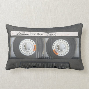 Retro-Musik-Kassette-Mix-Tape-Look Benutzerdefinie Lendenkissen
