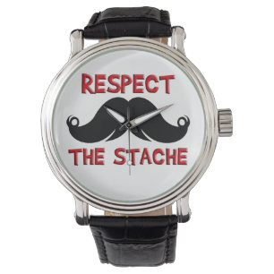 Retro Mustache Mustache Armbanduhr
