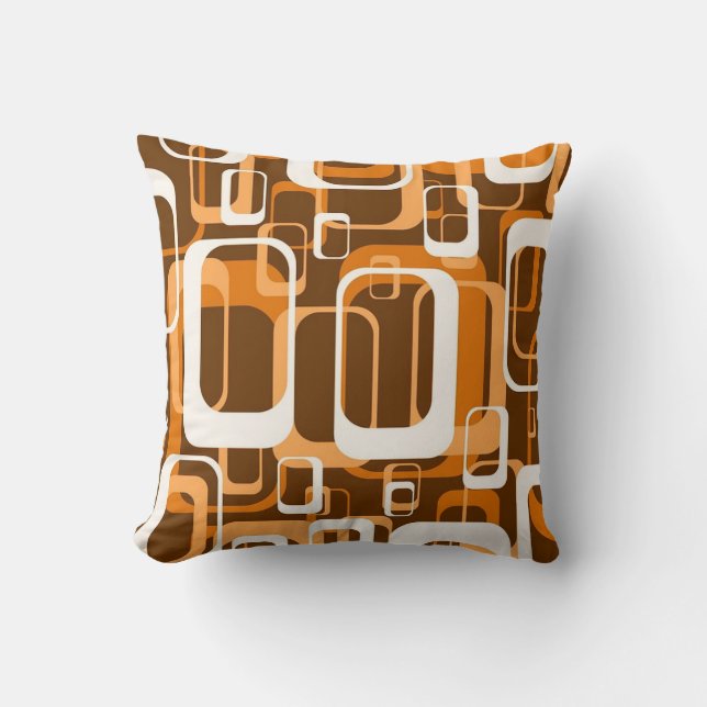 Retro Muster 1971 Kissen (Vorderseite)