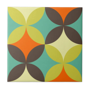 Retro-Muster Fliese