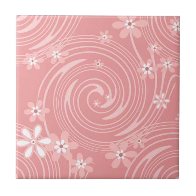 Retro-Muster Fliese (Vorderseite)