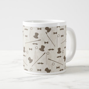 Retro-Muster für Mann 2 Jumbo-Tasse