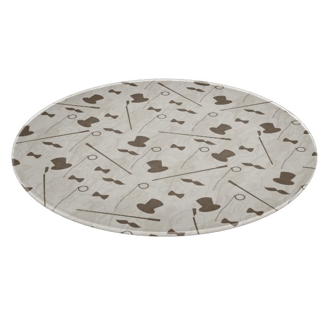 Retro Muster für Mann 2 Schneidebrett (Ecke)