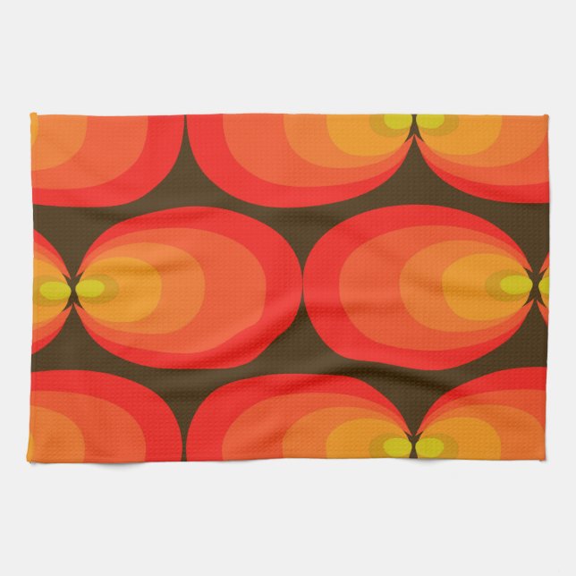 Retro-Muster Handtuch (Horizontal)