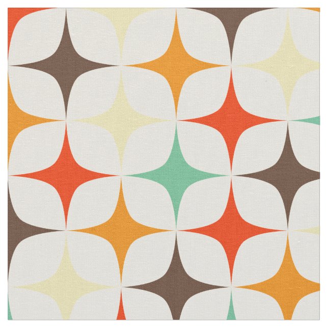 Retro-Muster Stoff (Nahaufnahme)