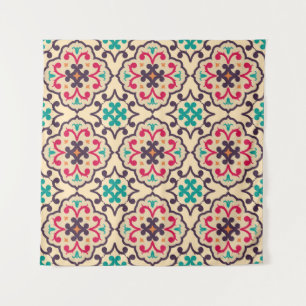Retro-Muster: Tapete, Textildesign Wandteppich