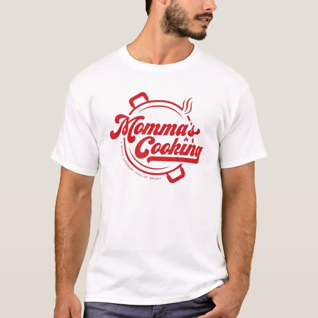 Retro My Momma's Cooking Kwame Mamas Sohn Brown Ur T-Shirt (Vorderseite)