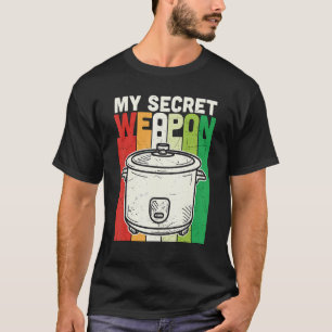 Retro My Secret Weapon Food Kulinarischer Koch Koc T-Shirt