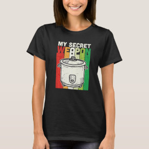 Retro My Secret Weapon Kulinarischer Koch Cook Co T-Shirt