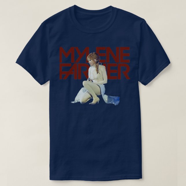Retro Mylene Bauer Idol gibt Fotzen T-Shirt (Design vorne)