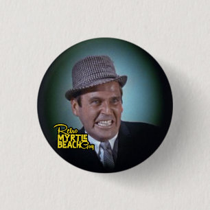 Retro Myrtle beach guy  Button