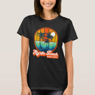 Retro Myrtle Beach South Carolina Summer Family Va T-Shirt