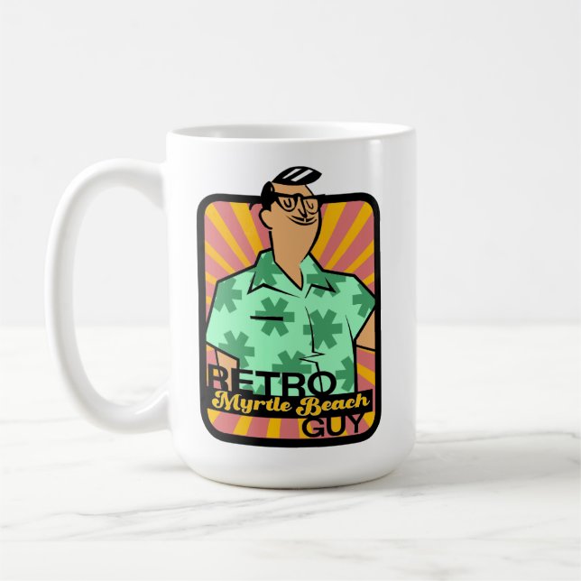 Retro Myrtle Beach Typ Kaffeetasse (Links)