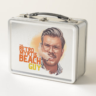 Retro Myrtle Beach Typ Metall Brotdose
