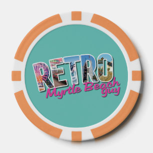 Retro Myrtle Beach Typ Pokerchips