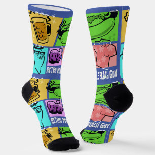 Retro Myrtle Beach Typ Socken