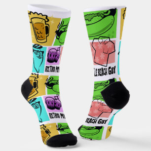 Retro Myrtle Beach Typ Socken