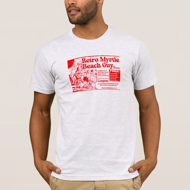 Retro Myrtle Beach Typ T-Shirt (Vorderseite)