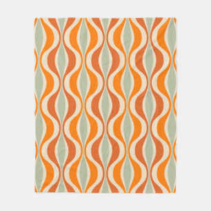 Retro nahtlose Muster aus 50er und 60er. Seaml Fleecedecke