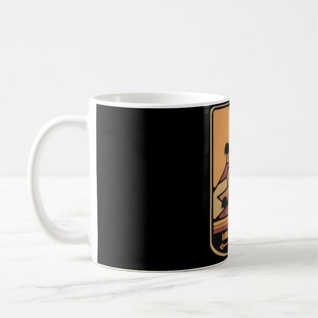 Retro Nambung Australia � endlosen Horizont Kaffeetasse (Links)