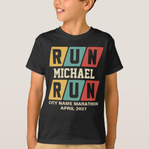 Retro-Name-Marathon-Support für Kinder T-Shirt