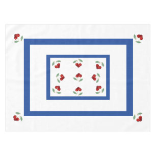 Rétro nappe de cerises