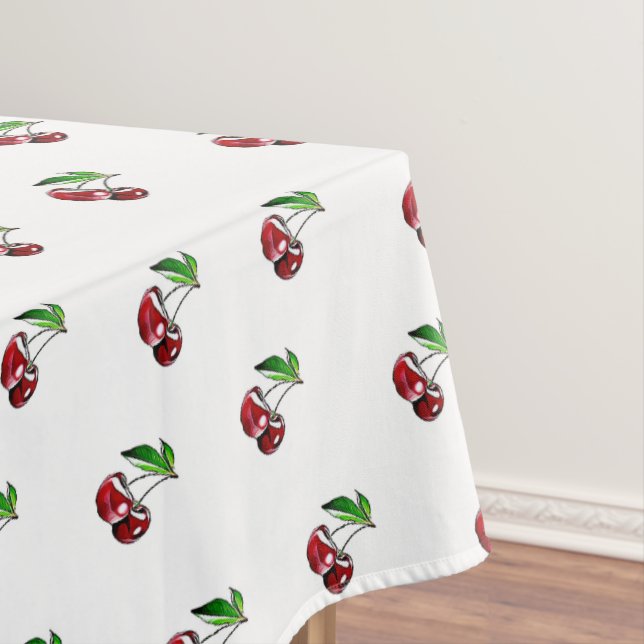 Rétro nappe de toile de cerise (In Situ)