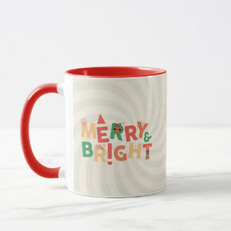 Retro naughty Santa Claus Tasse