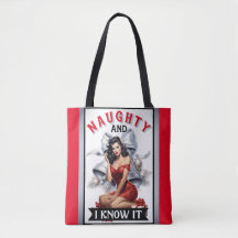 Retro Naughty und ich weiß es Weihnachts Pinup