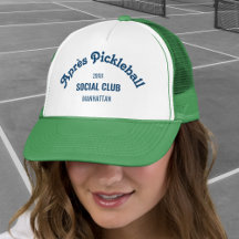 Retro Navy Après Pickle Ball Social Club Grün 