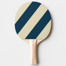 Retro Navy Fade Drei fette Streifen Tischtennis Schläger