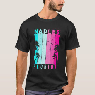 Retro Neapel Florida Beach Sommer Tropisches Souve T-Shirt