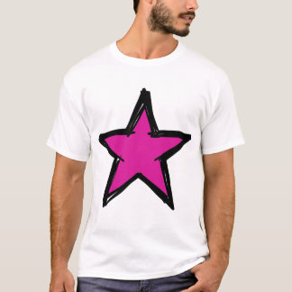 Retro-Neo-Expressionismus-Stern-Grafikdesign T-Shirt