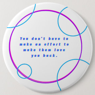 Retro-Neon-Ästhetik-Herzschmerz-Zitat-Button Button