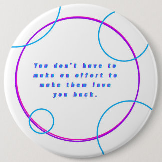 Retro-Neon-Ästhetik-Herzschmerz-Zitat-Button Button