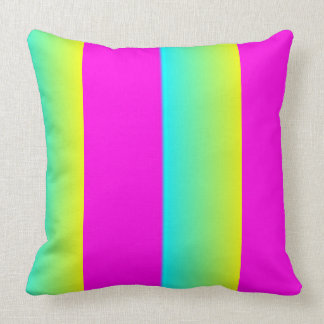 Retro Neon Blend Square Kissen
