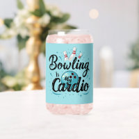 Retro Neon "Bowling Is My Cardio" Funny Bowling