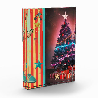 Retro Neon Christmas  Fotoblock