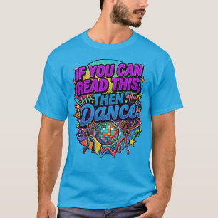Retro-Neon-Disco-Kugel-Tanzparty-Grafikdesign T-Shirt